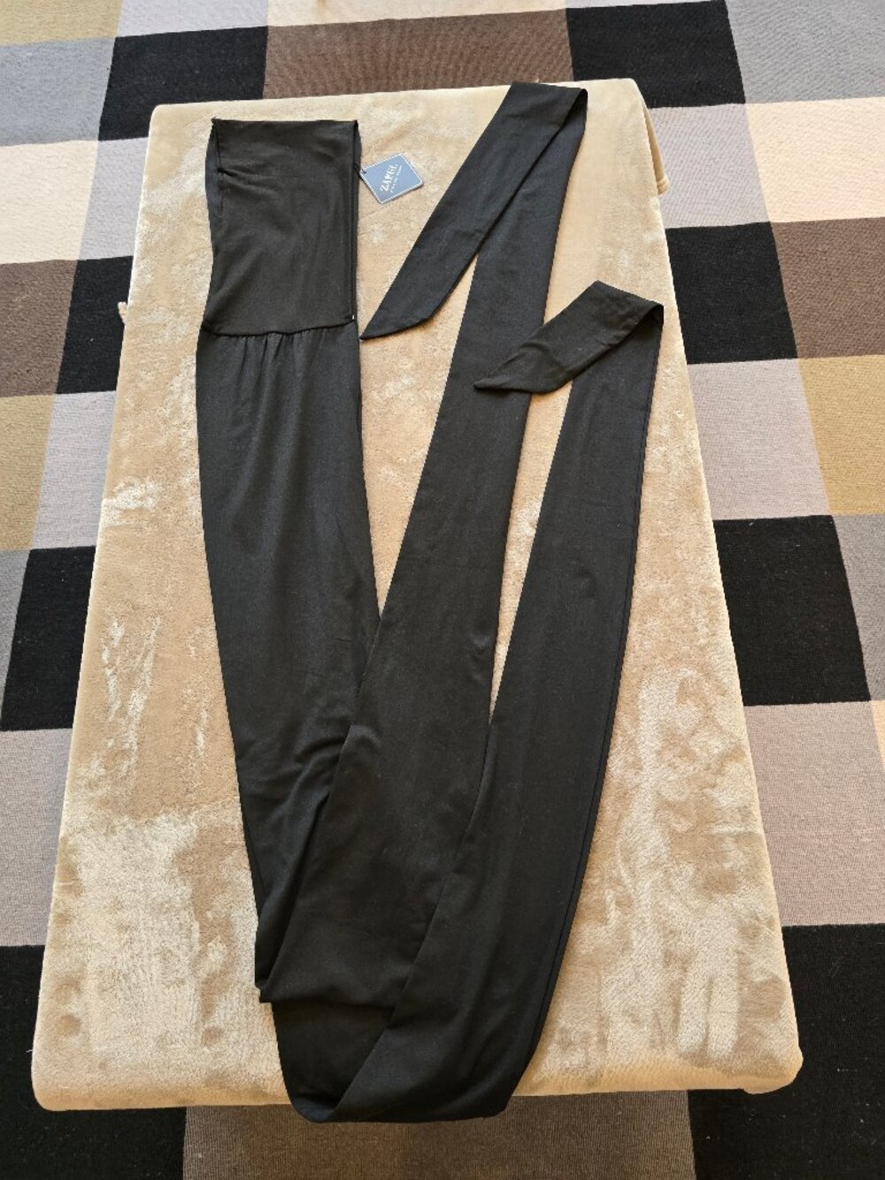 NWT ZAFUL Black Multi-Way Convertible Wrap Top